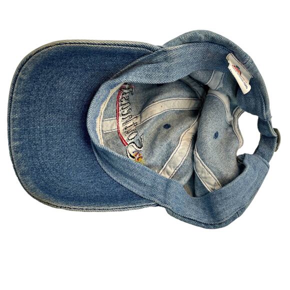 Vintage Southeast McDonalds Coca-Cola Coke Denim Otto Cap Hat Adjustable - Picture 5 of 6